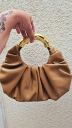 Cartera Hobo Asa metálica