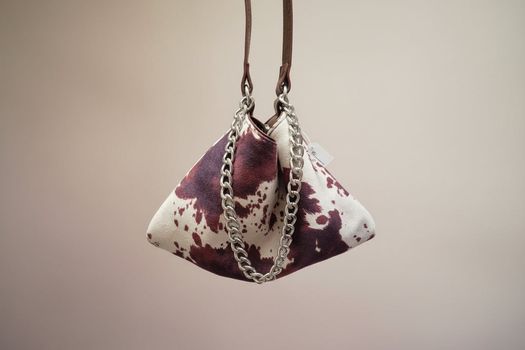 Mini cartera diseño vaca