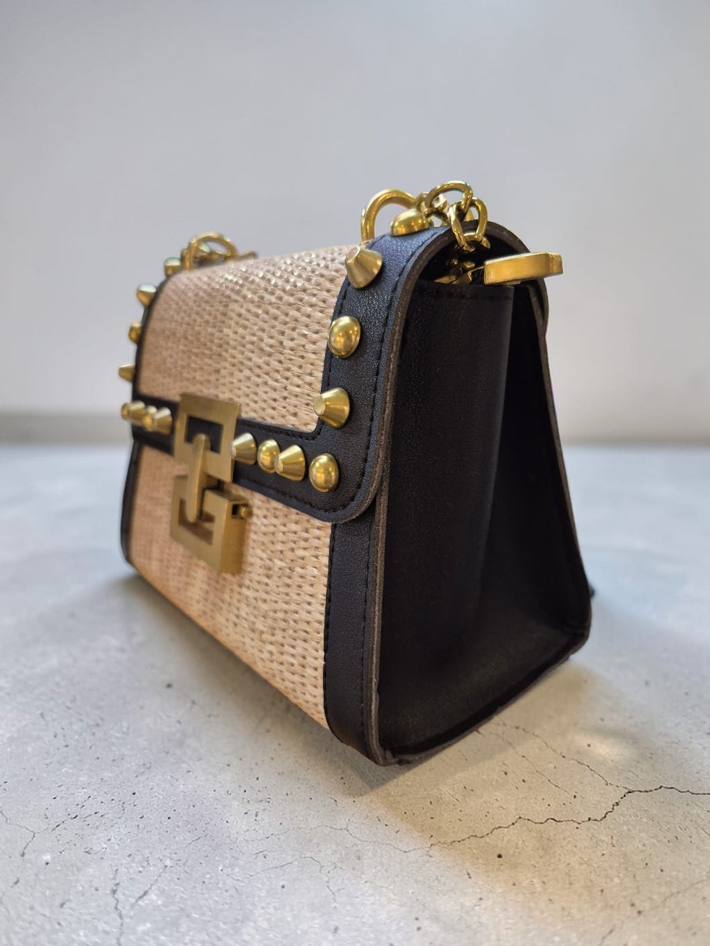 Mini Cartera Rafia