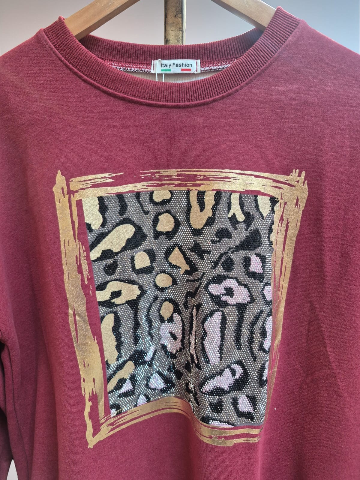 Polerón Leopardo Strass