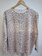 Sweater Spandex Bedy Print Strass