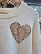 Sweater Corazón relieve