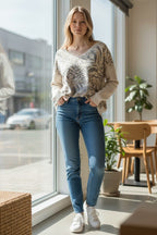 Sweater Spandex Corazones folia