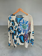 Sweater hilo Lurex flor