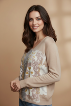Sweater  spandex trio flor