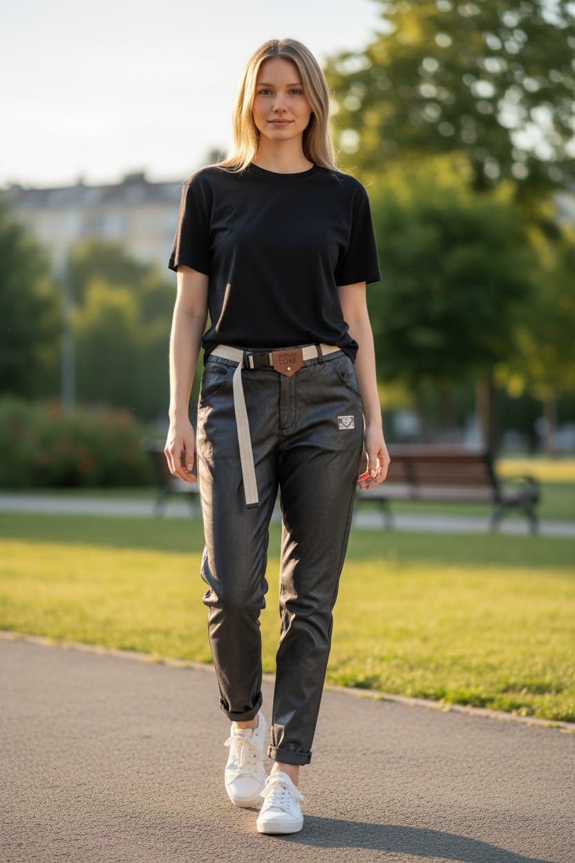Jogger Love Ecocuero