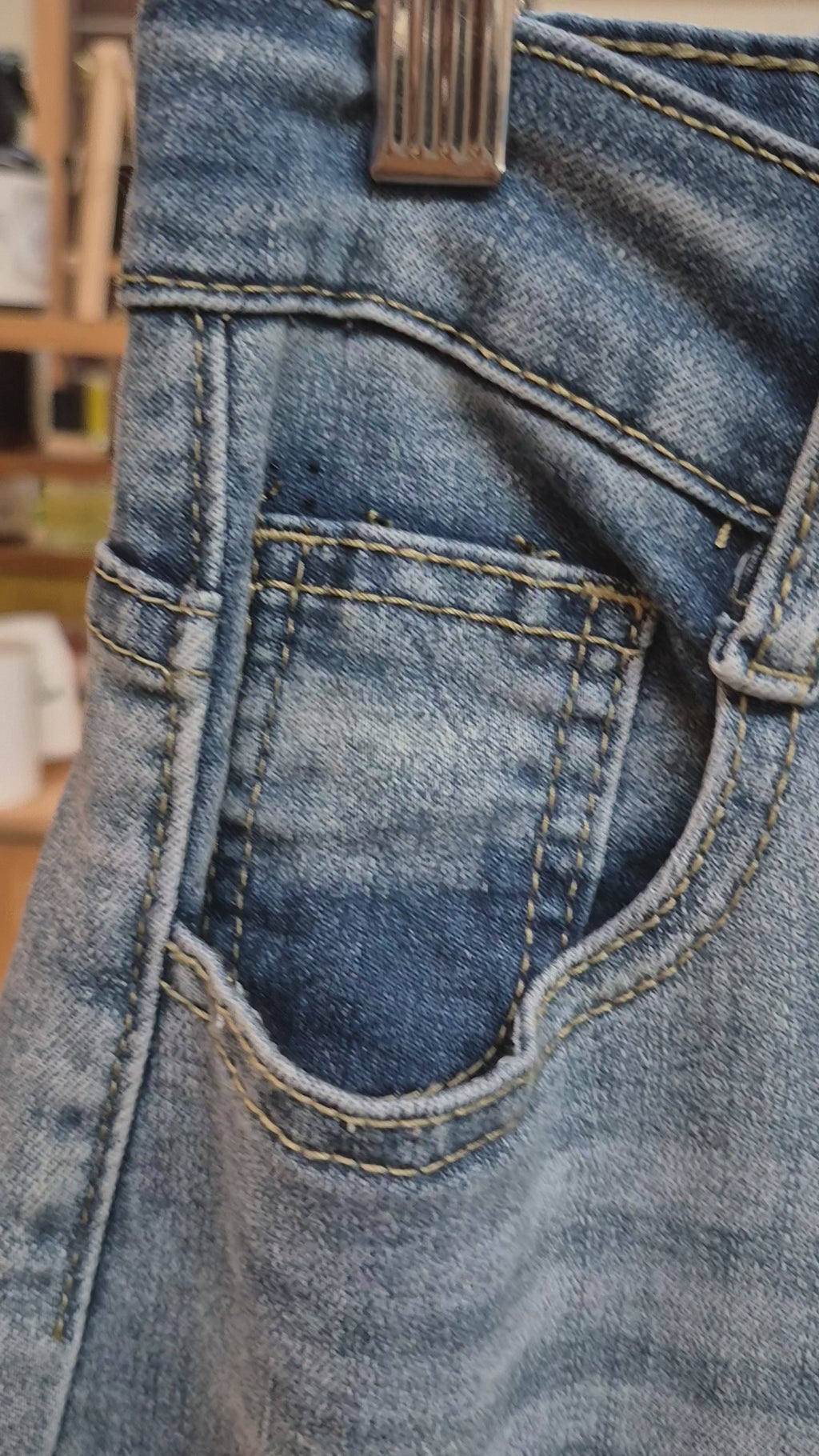 Jeans Calado flores
