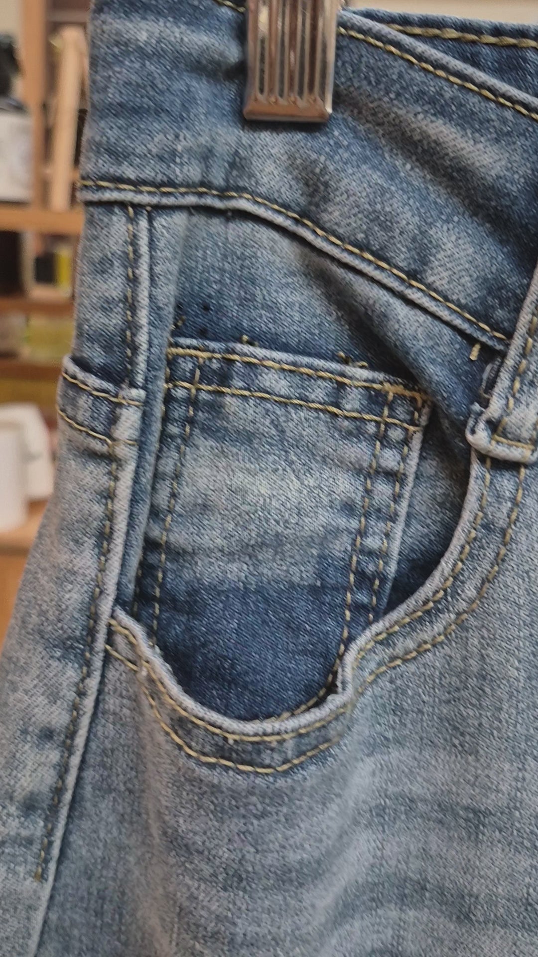 Jeans Calado flores