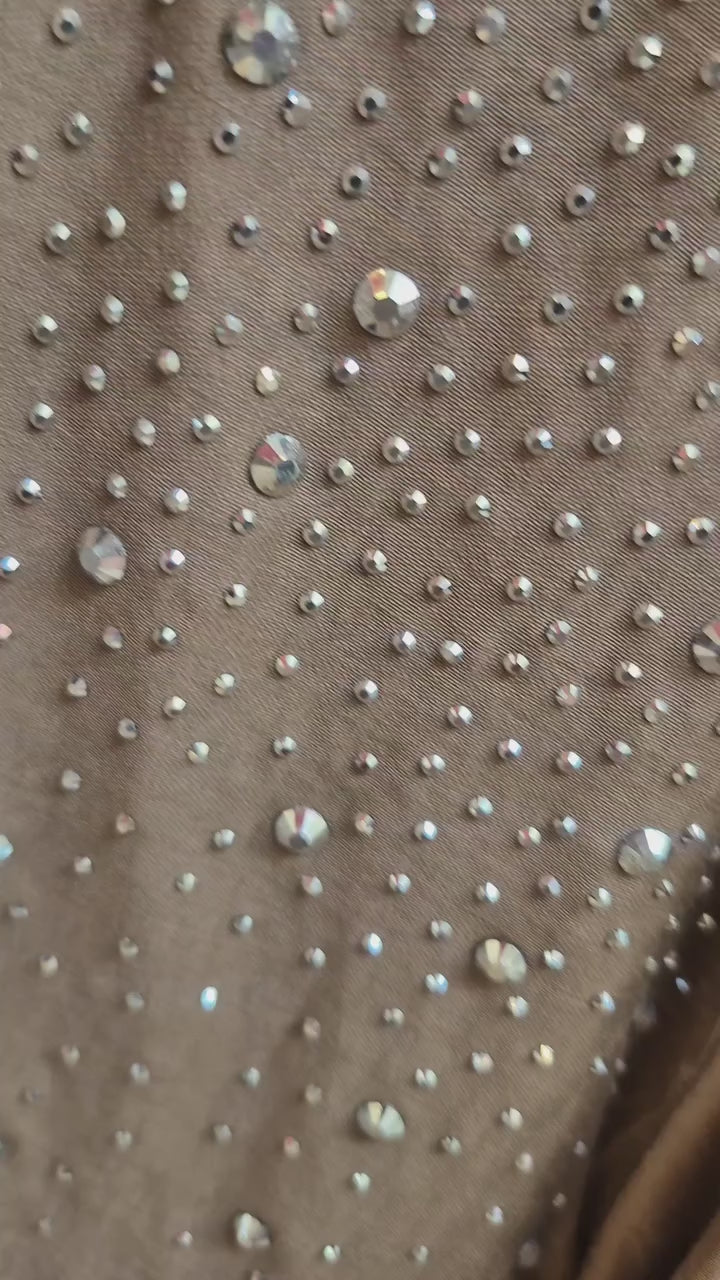 Camisa Seda Strass