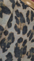 Camisa Gasa Leopardo