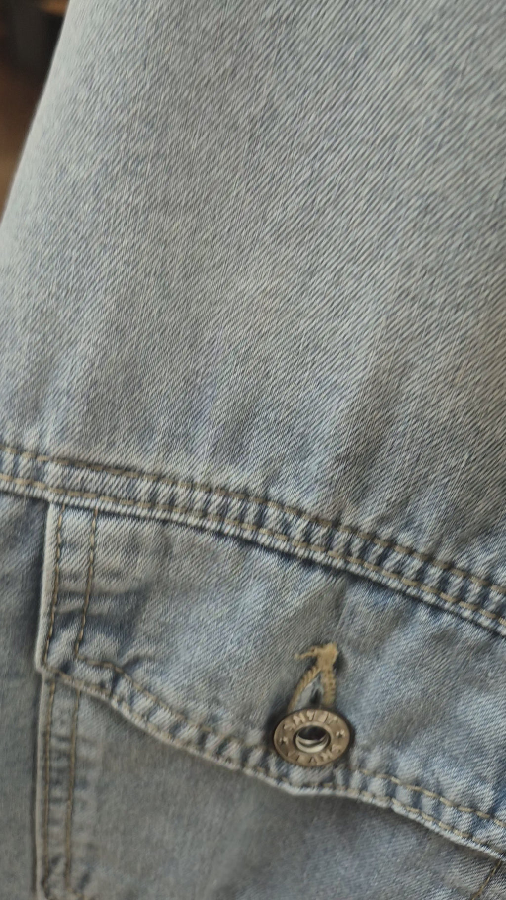 Sobrecamisa mezclilla