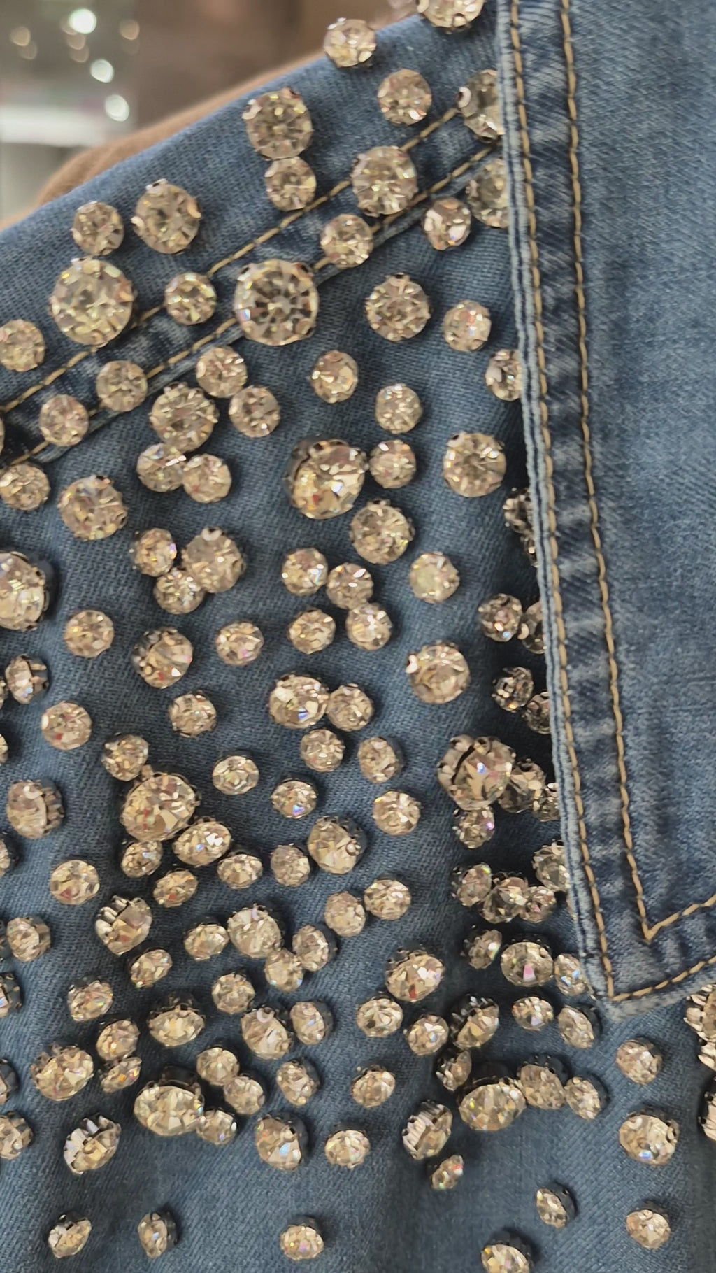 Camisa Piedras strass