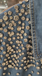 Camisa Piedras strass