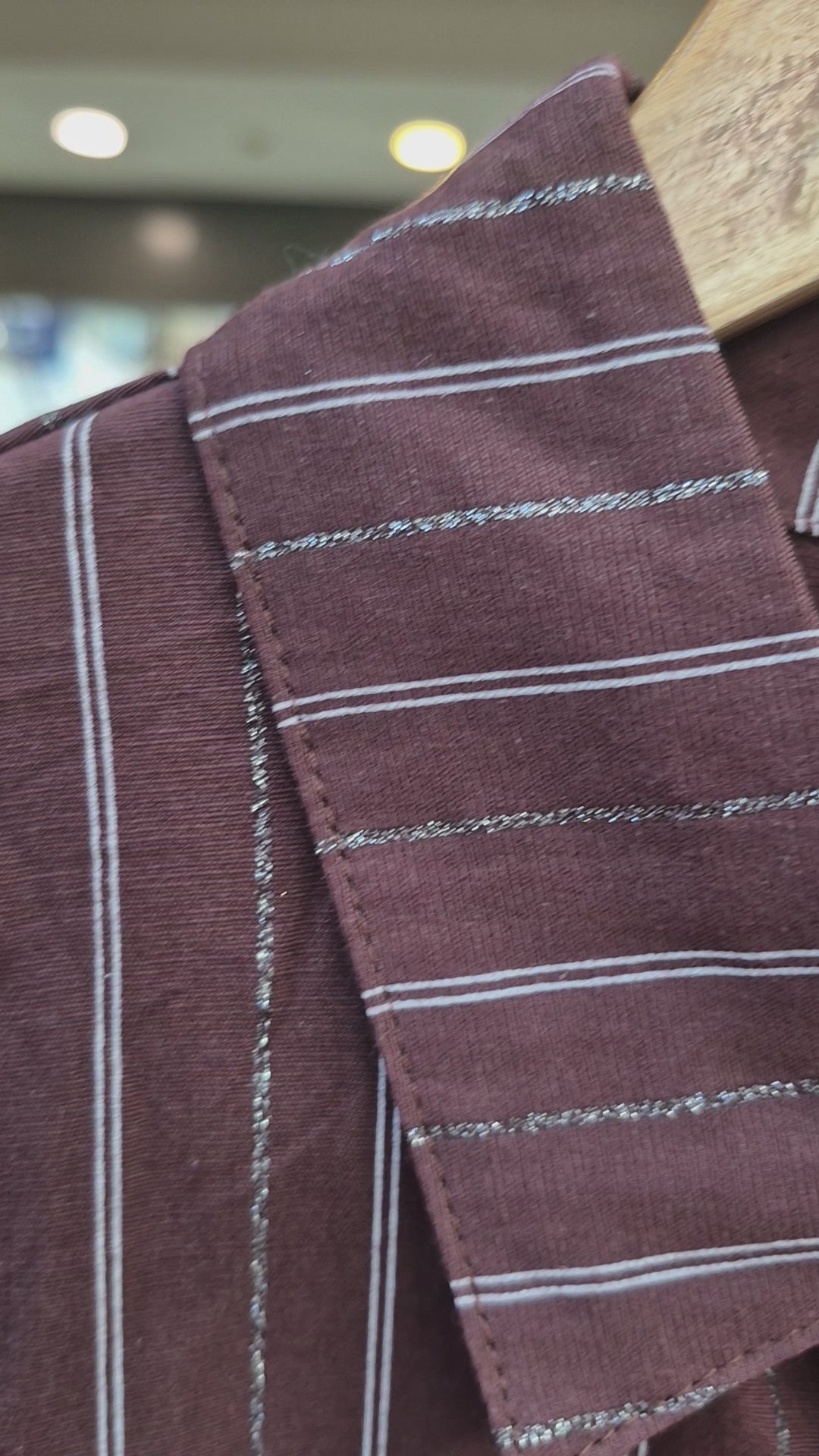 Camisa Rayas lurex