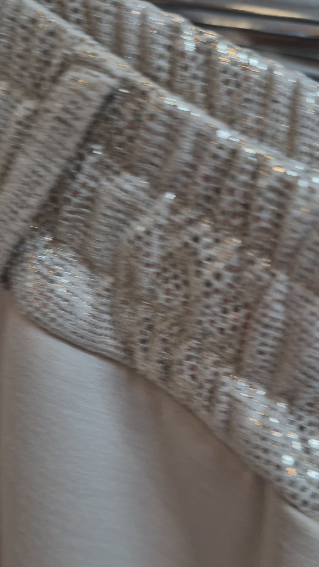 Palazzo bolsillo strass broderie