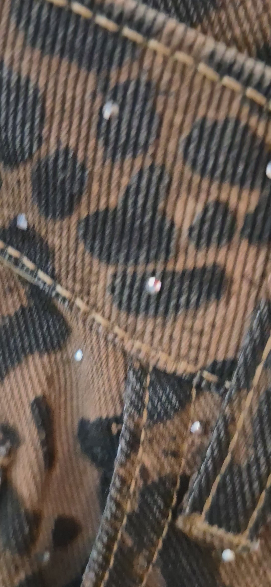 Jeans Barrel Print