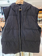 Puffa sin mangas strass