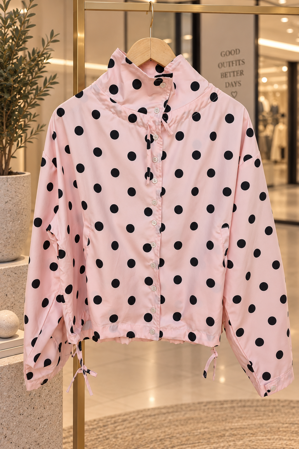 Bomber lunares Botones