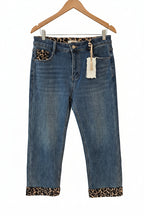 Jeans Animal Print forrado