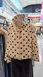 Bomber lunares Botones