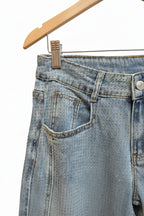 Jeans lluvia de strass