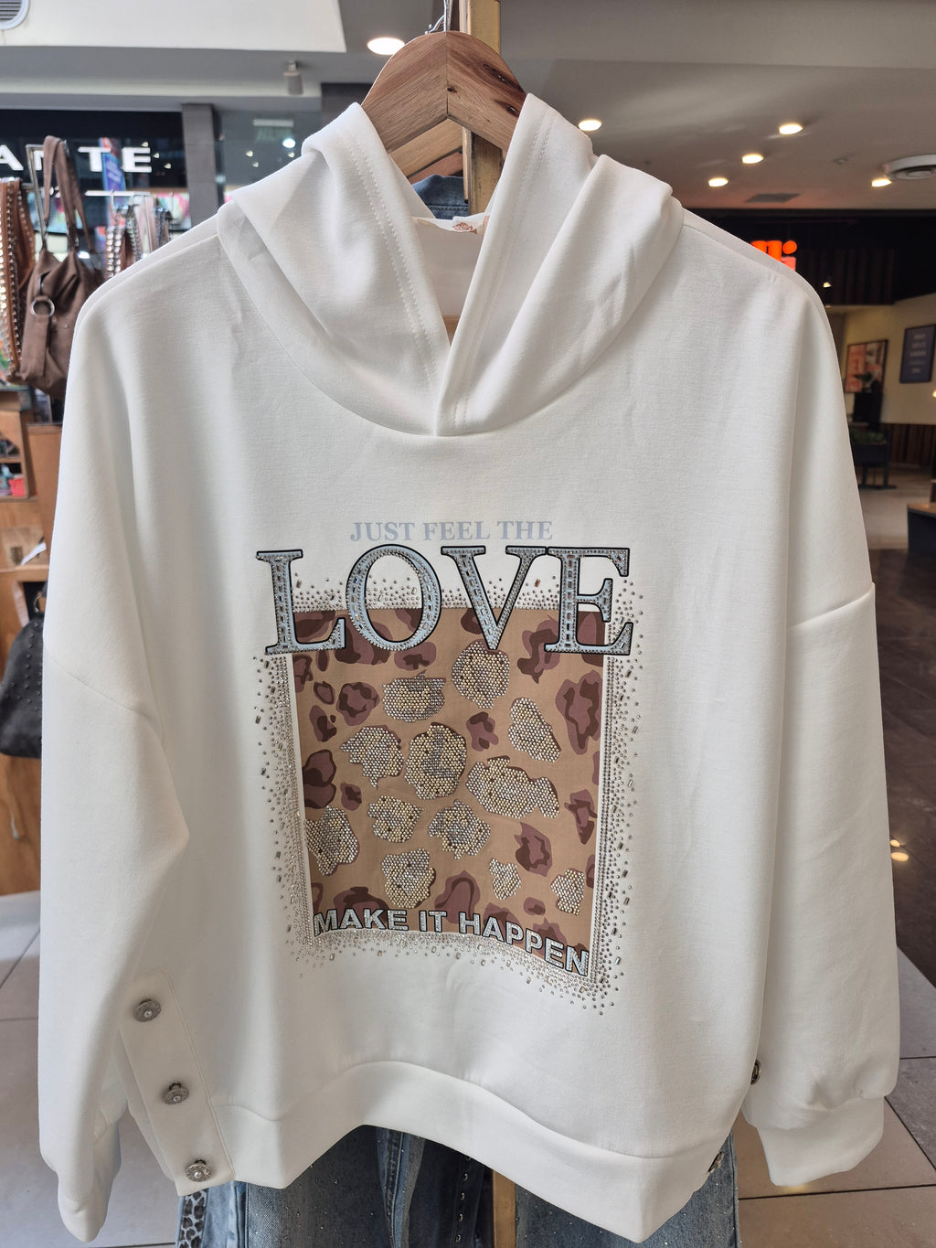 Polerón Love Print