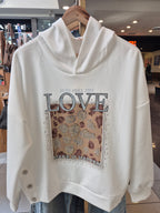 Polerón Love Print