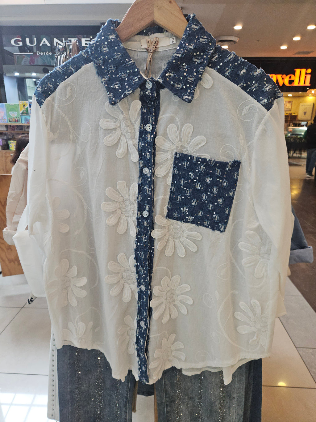 Camisa patchwork