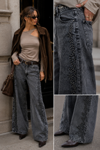 Jeans Bordado Strass