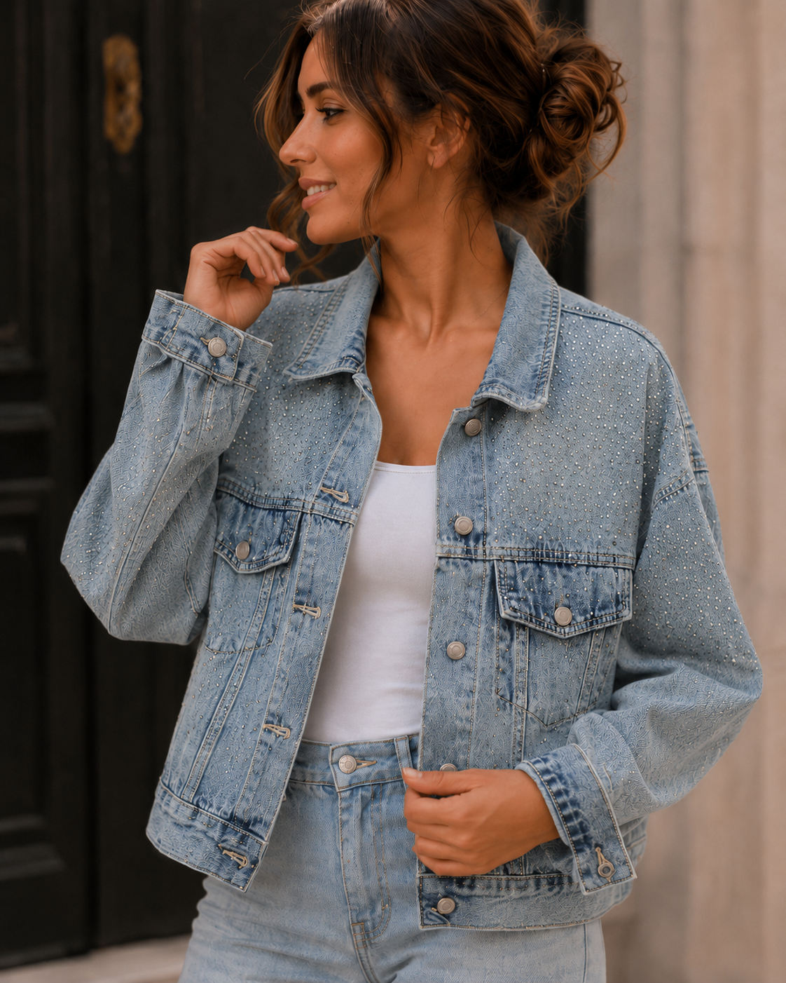 Chaqueta Mezclilla Stars