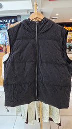 Puffa sin mangas strass