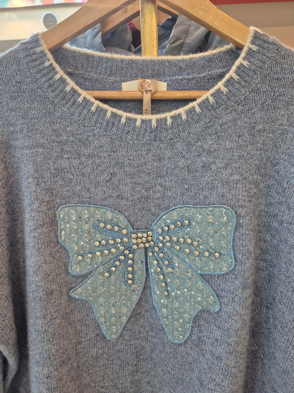 Sweater Lurex Lazo Strass