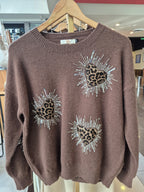 Sweater Corazones Glow