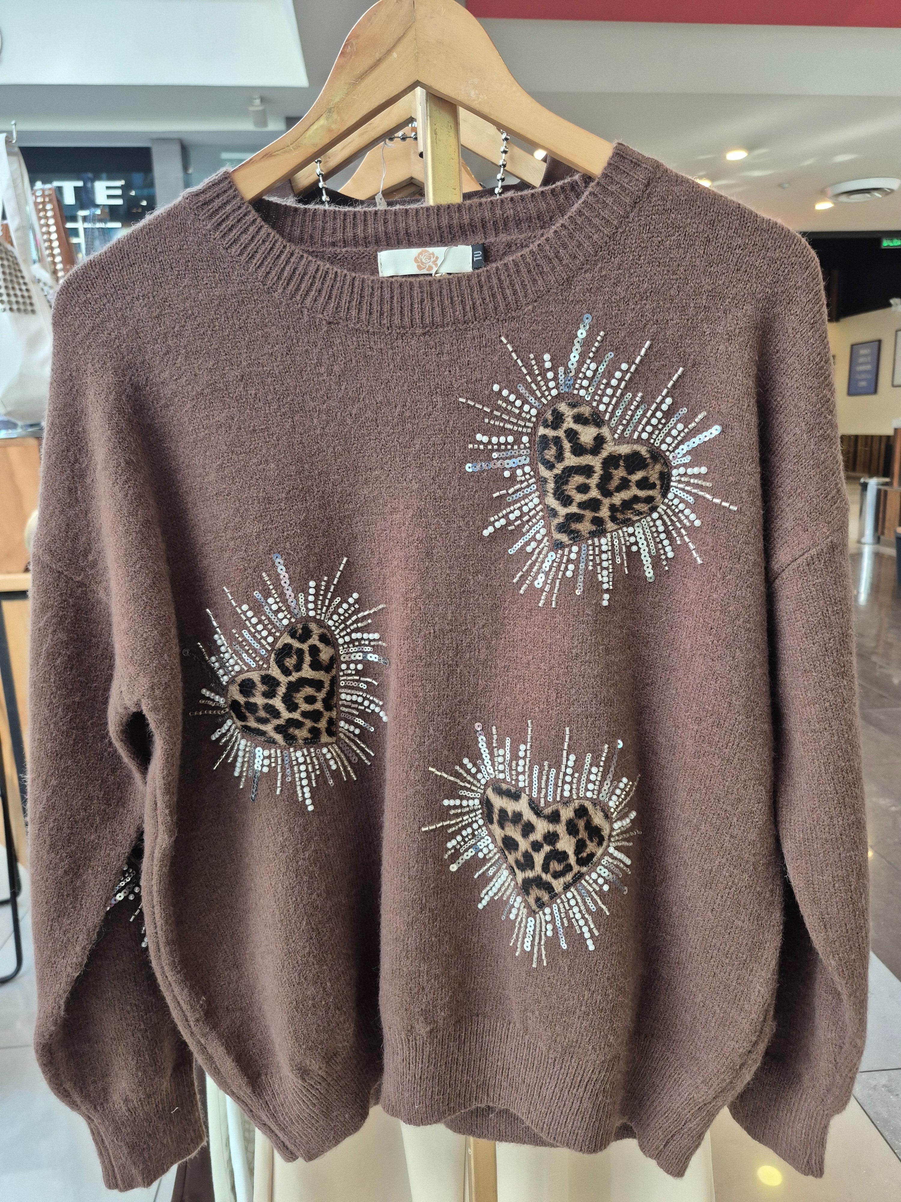 Sweater Corazones Glow