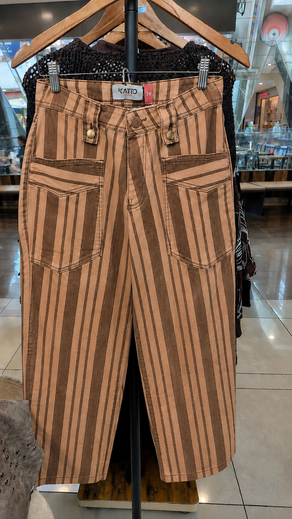 Jeans Katto Barrel Rayas