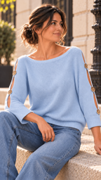 Sweater Aurelia Botones dorados