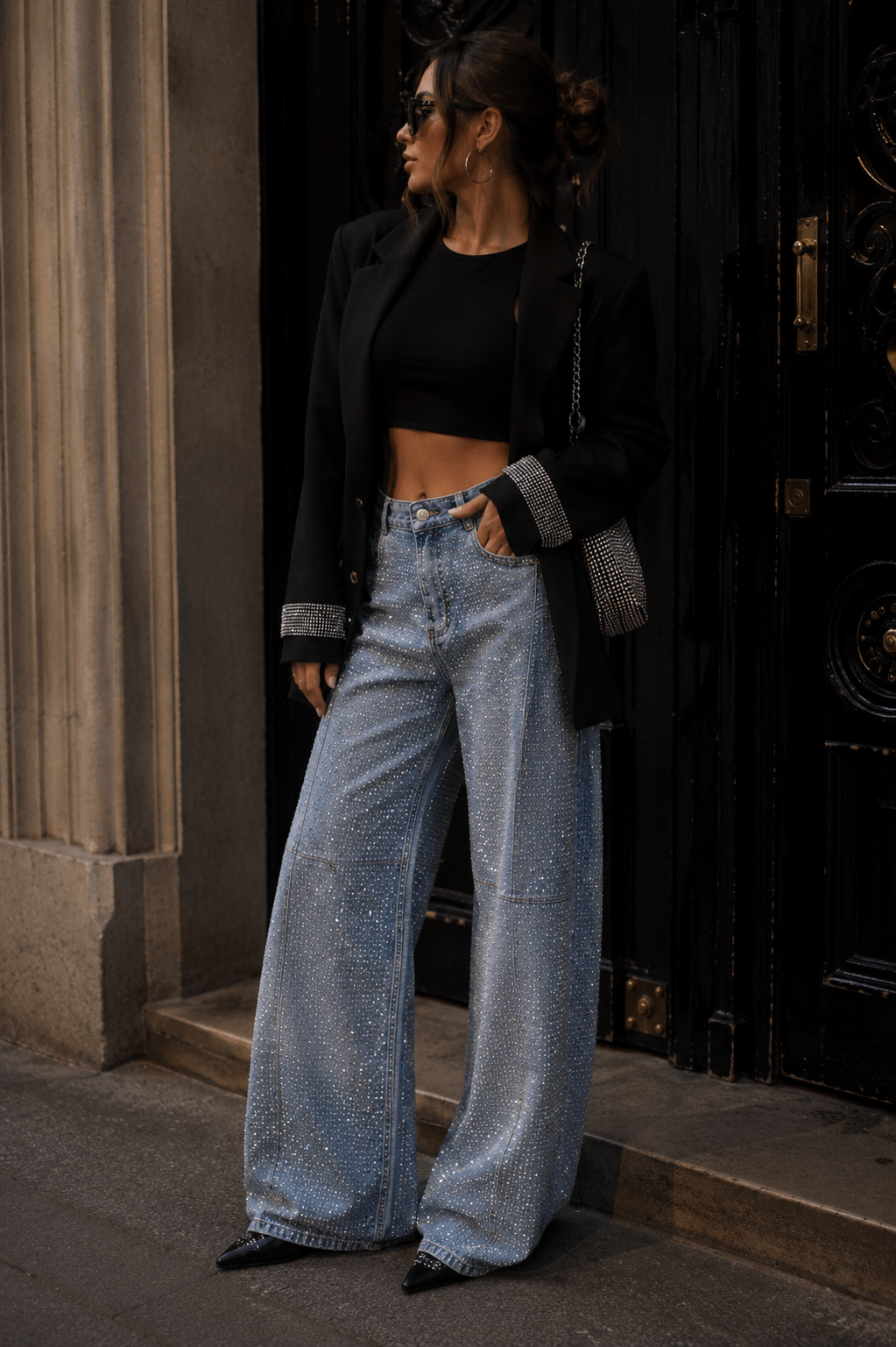 Jeans strass rain