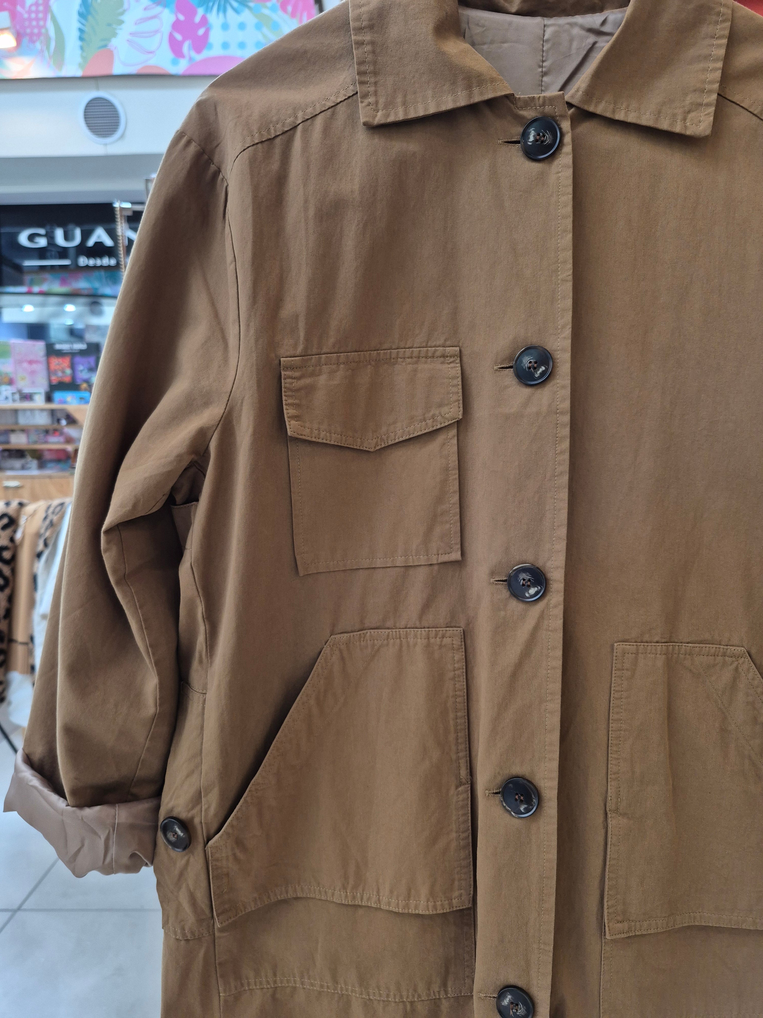 Trench gabardina