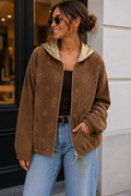 Campera gamuzada