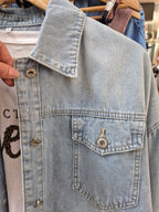 Sobrecamisa mezclilla