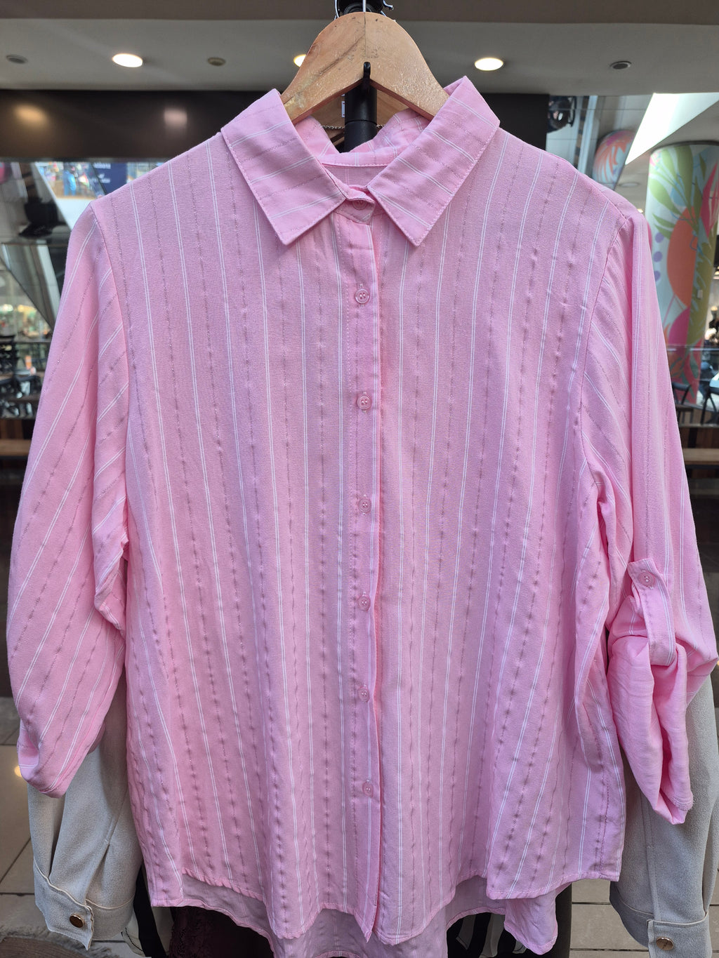 Camisa Rayas lurex
