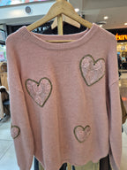 Sweater Corazón relieve