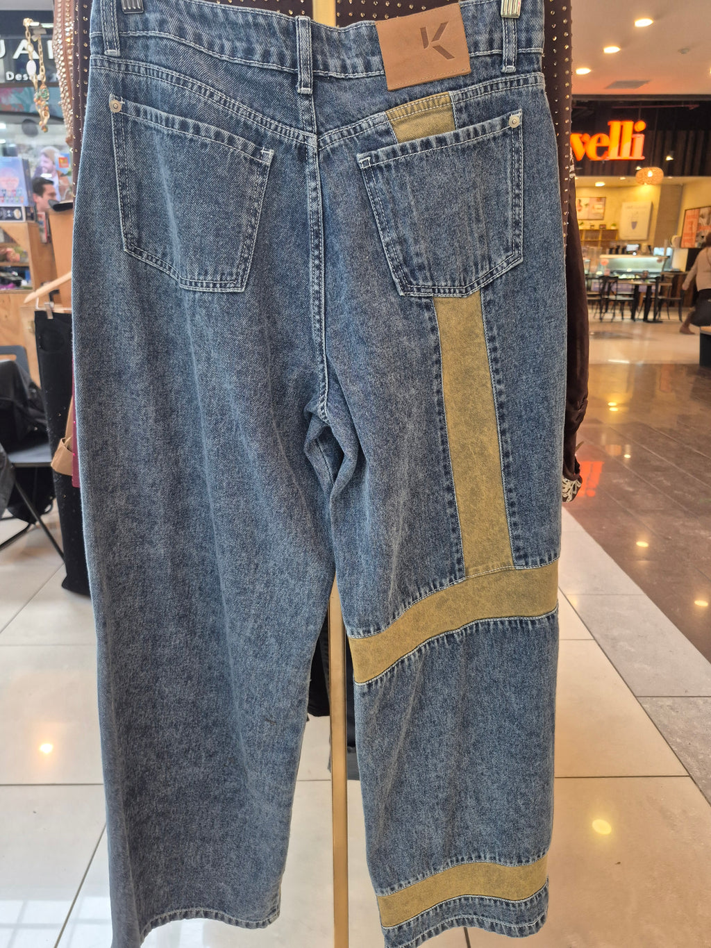 Jeans Wide Leg Katto Gravillado