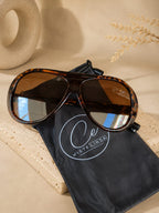 Gafas retro en tendencia -Animal Print