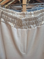 Palazzo bolsillo strass broderie