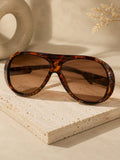 Gafas retro en tendencia -Animal Print