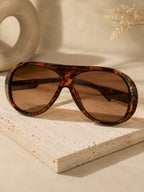 Gafas retro en tendencia -Animal Print