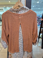 Sweater Dúo floral