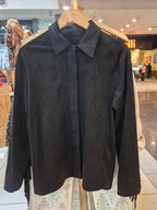 Sobrecamisa gamuza  flecos