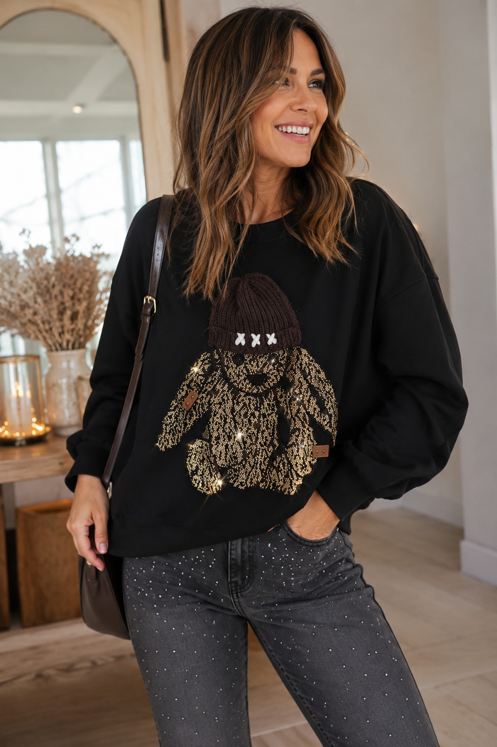 Polerón Perrito strass